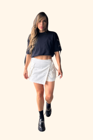 FALDA SHORT IVORY